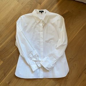 Theory slim fit white shirt